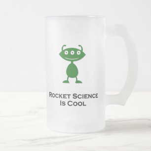 Triple Eye Rocket Science is koel groen Matglas Bierpul