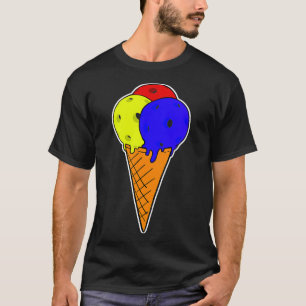 Triple Flavor Pickleball Ice Cream T-shirt