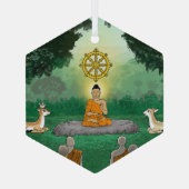Triple Gemmes : Bouddha, Dharma, Ornement Sangha (Verso)