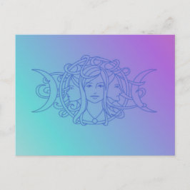 Triple Goddess Briefkaart