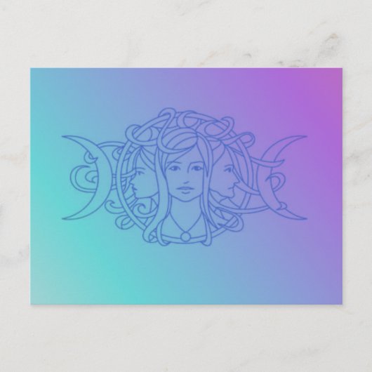 Triple Goddess Briefkaart (Voorkant)