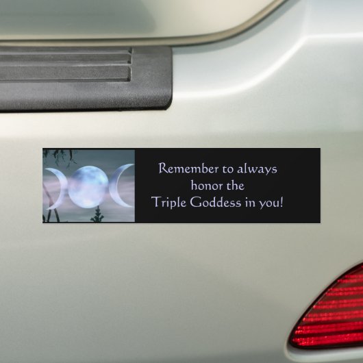 Triple Goddess Bumpersticker (Op auto)