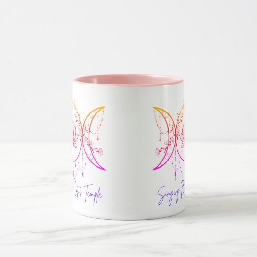 Triple Goddess & Lotus Pink Mug Mok (Midden)