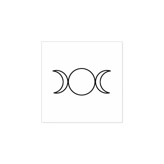 Triple Goddess Moon Rubberstempel (Afrduk)