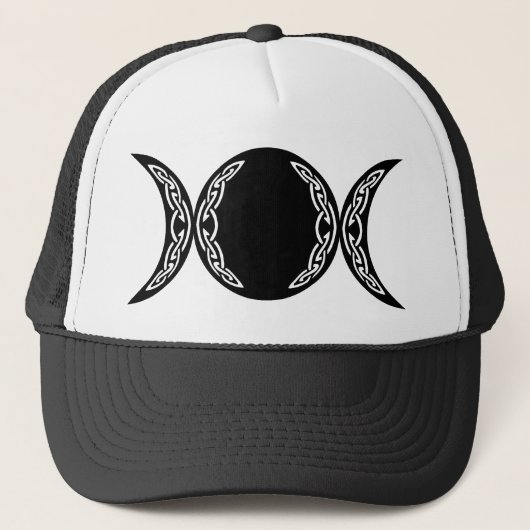 Triple Goddess Moon Symbol Trucker Pet (Voorkant)