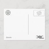 Triple Goddess Post Card Briefkaart (Achterkant)