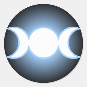 Triple Goddess Ronde Sticker
