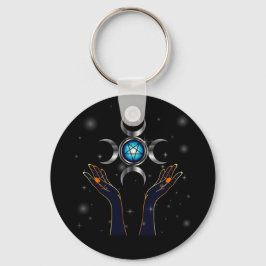 Triple Goddess Symbol Sleutelhanger