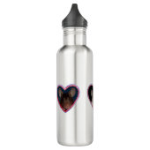 Triple Heart Mice Water Bottle Waterfles (Links)