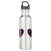 Triple Heart Mice Water Bottle Waterfles (Achterkant)