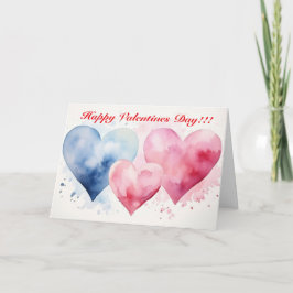 TRIPLE HEART VALENTIJN KAART VOOR IEDEREEN