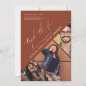 Triple het plezier | Moderne drie-persoons verjaar Kaart (Voorkant)