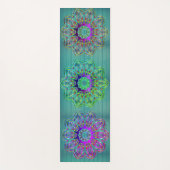 Triple hexagone mandala tapis de yoga magique (Devant)