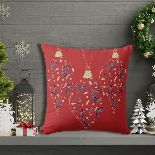 Triple Holiday Ornament Kussen (Creator heeft geüpload)
