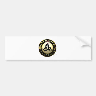 Triple Horn van Odin Bumpersticker