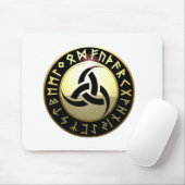 Triple Horn van Odin Muismat (Met muis)