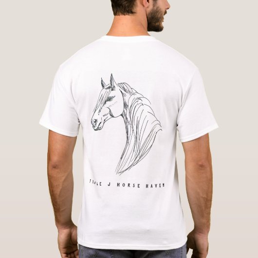 triple j Christmas het paard shirt (Achterkant)