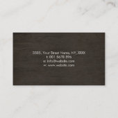 Triple Lune - Arbre de vie Carte de visite ornemen (Dos)