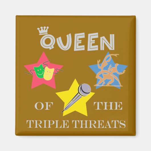 Triple menace Magnet Queen (Devant)