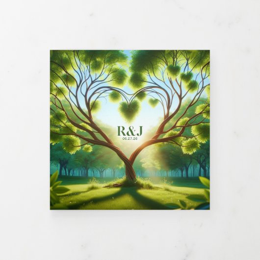 Triple moderne Ajouter une carte de Faire-part Mar (Protection)