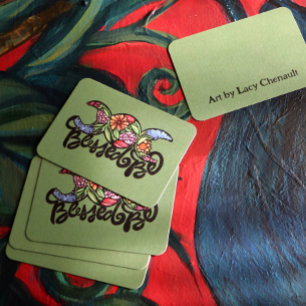 Triple Moon Bloom "Blessed Be" Notitiekaartje