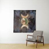 Triple Moon-boom van leven Wandkleed (In Situ (horizontaal))