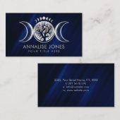 Triple Moon - Boom van Ornament Visitekaartje van (Voorkant / Achterkant)