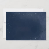 Triple Moon Dark Blue Night Sky Handfasting Save The Date (Achterkant)