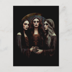 Triple Moon Goddess Briefkaart