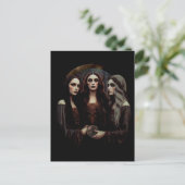 Triple Moon Goddess Briefkaart (Staand voorkant)