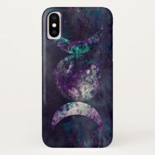 Triple Moon Goddess Luna Universe iPhone X Hoesje