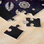 Triple Moon Goddess Moonlight paars #1 Legpuzzel (Zijkant)