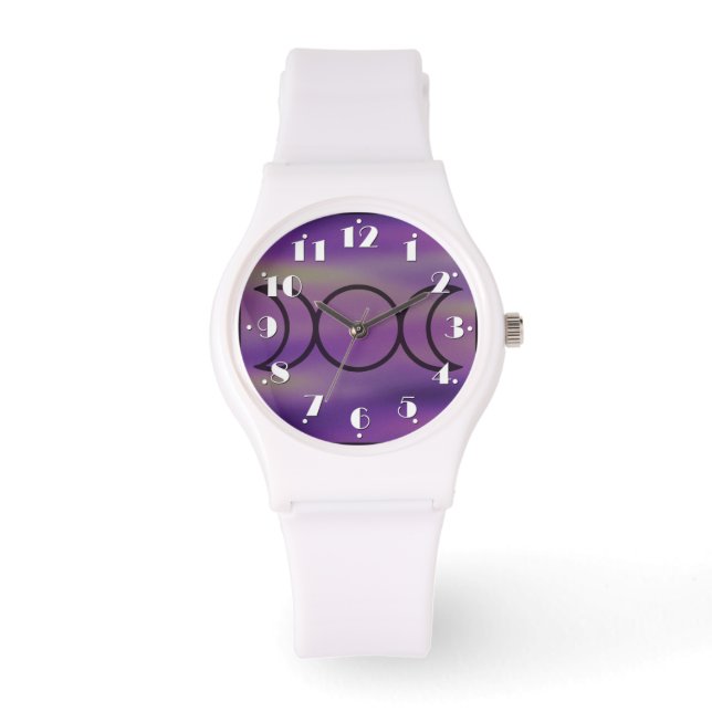 Triple Moon Goddess Watch Horloge (Voorkant)