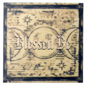 Triple Moon Illus. Prim Old World Style Altar Tege Tegeltje (Voorkant)