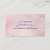 Triple Moon Mandala Ornament Visitekaartje (Achterkant)