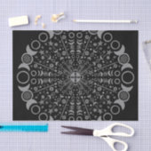 Triple Moon Mandala Tissuepapier (Craft)