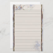 Triple Moon Moonstone Lined Briefpapier (Voorkant / Achterkant)