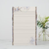 Triple Moon Moonstone Lined Briefpapier (Staand voorkant)
