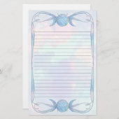 Triple Moon Opal Lined Briefpapier (Voorkant / Achterkant)