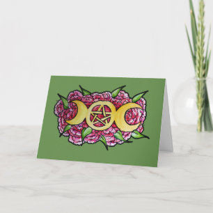 Triple Moon Pagan Art Kaart