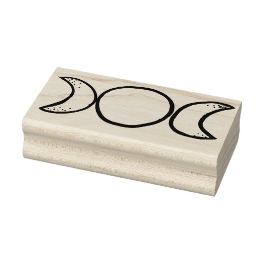 Triple Moon Rubberstempel (Stempel)