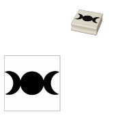 Triple Moon Stamp Rubberstempel (Gestempeld)