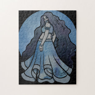 Triple Moon Symbol Wicca Goddess Legpuzzel