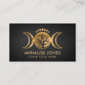 Triple Moon - Tree of life Ornament Visitekaartje (Voorkant)