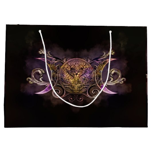 Triple Moon - Triple Goddess - Midnight shimmer Groot Cadeauzakje (Achterkant)