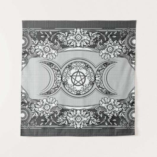 Triple Moon - Triple Goddess Ornament Wandkleed (Voorkant)