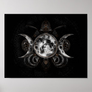 Triple Moon - Triple Goddess Poster