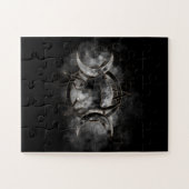 Triple Moon - Zwarte kat Legpuzzel (Horizontaal)