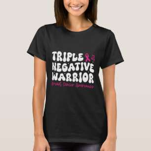 Triple Negatieve Krijger Borstkanker Bewustzijn Mo T-shirt