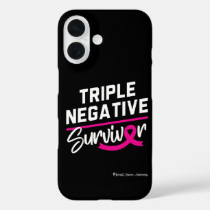 Triple Negatieve Overlevende Borstkanker Bewustzij iPhone 16 Hoesje
